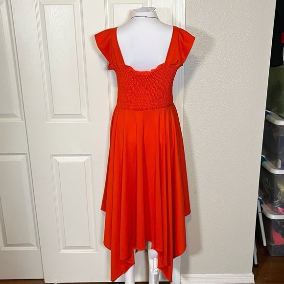 PBJ by Jerell Vintage 70s Tie Front Party Prom Dress Sleeveless Sundress sz 7 - Picture 2 of 10